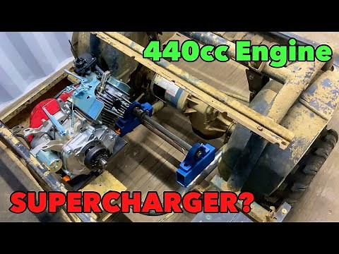 Yamaha 440cc Golf Cart / DuroMax 440cc Supercharged Engine Swap