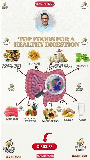 Best Foods to Improve Gut Health & Digestion #GutHealth #Digestion #HealthyGut #Probiotics
