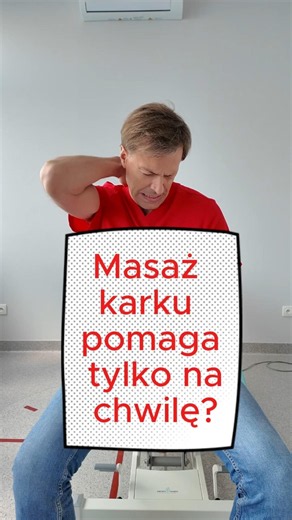 Masaż karku pomaga tylko na chwilę ❓