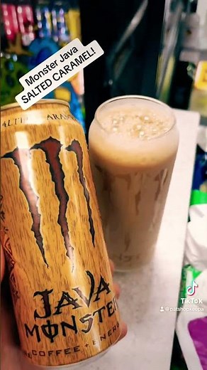 Monster Java Salted Caramel! Mean Bean! #monsterenergy #icedcoffee #coffee #java #shorts #caffeine