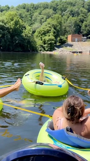 Enjoy the best river tubing on the Delaware River at Twin Rivers Tubing. #twinriverstubing #eastonpa