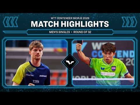 Anders Lind vs Maharu Yoshimura | MS R32 | #WTTSkopje 2026