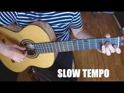 "Horizons" Genesis (Steve Hackett) - Cover Guitar + tutorial Slow tempo