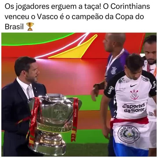 Central da Fama on Instagram: "O jogo Vasco 1 x 2 Corinthians, que valeu o título da Copa do Brasil para o Corinthians (agora tetracampeão da competição), quebrou o recorde de renda no futebol brasileiro em 2025. A bilheteria bruta da partida no Maracanã foi de R$ 13,2 milhões. O antigo recorde pertencia à final da Supercopa do Brasil, quando o Flamengo derrotou o Botafogo por 3 a 1, com uma renda de R$ 9,7 milhões. (📹 Reprodução: @tvglobo @ge.globo)"