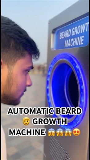 AUTOMATIC BEARD 🧔‍♂️ GROWTH MACHINE 😱😱😱😍 #shorts #viral #subscribe #mumbai #future