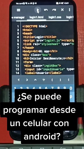 Programación desde tu celular Android