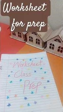 English Worksheet for Class Prep #worksheet #prepclass #foryou #channels #english #education #viral