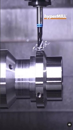 One hit machining, incredible part #hyperMILL