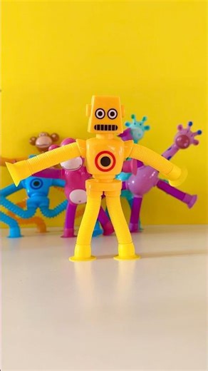 Cute yellow robot