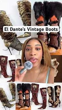 Rare Collectable Vintage Boots El Dantes