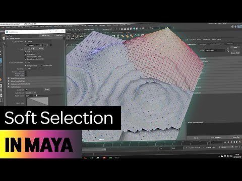 How to use Soft Selection in Maya