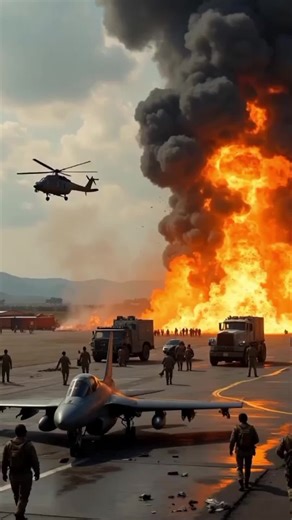 Airplane crushed #EmergencyResponse #AIAnimation #PlaneOnFire #RunwayDisaster #FirefightersInAction #AIvideo #RescueScene #dronefootage #PlanExplosionScene #AirplaneBlast #AirportEmergency
