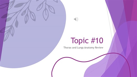 Topic 10.2 Respiratory Assessment