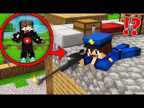 ماين كرافت : الحرامية اقتحموا مقر الشرطة ولكن قـتلت قائدهم !!؟ 🔥😱 لايف ستيل الحرامية #3