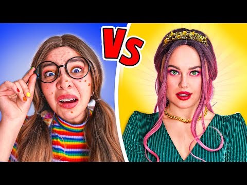 Popüler Kız mı İnek Kız mı? | Okulda Bir Erkek Nasıl Elde Edilir?