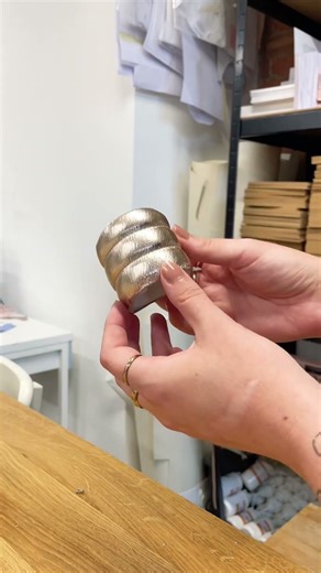 Katie's Champagne Silver Bubble Heels 🌟