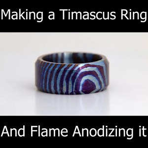 128K views · 158 reactions | In this video, I set out to make a Timascus Ring! Timascus is one of my favorite materials with its brilliant orange and blue hues. | Patrick Adair Designs | Facebook