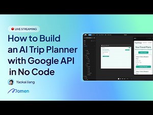 How to Build an AI Trip Planner with Google API Integration in No Code