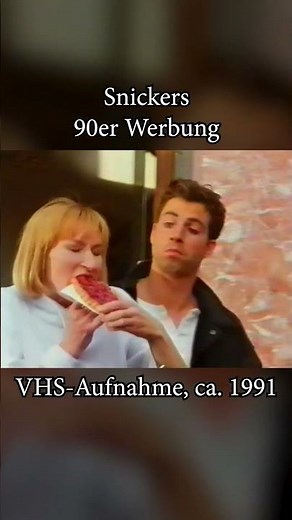 Snickers - 90er Werbung (90's Commercial) deutsch / german
