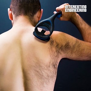 Shaving unwanted back hair is now easier than ever. Via @TheBAKblade #engineering | Interesting Engineering