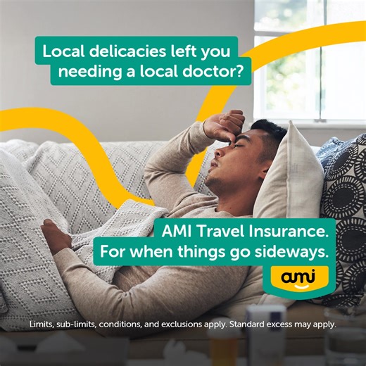 We have a range of options to cover your domestic and international travel. Get an online quote. | AMI Insurance