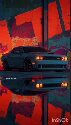 Dodge challenger #car #caredits #funnyexpression#nobatidao