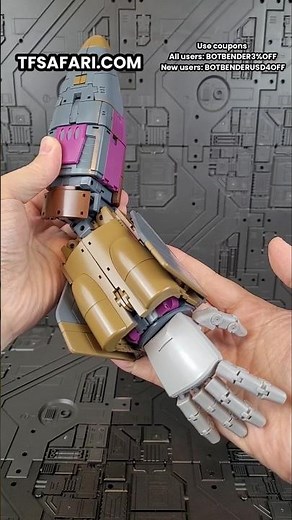 Quick Conversion: Magic Square's Blastoff - Arm Mode (Bruticus)