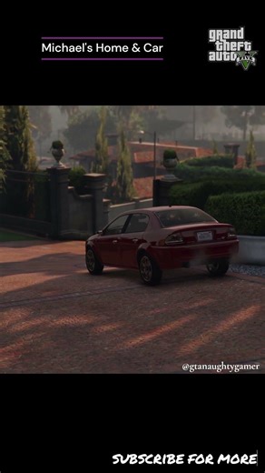 Michael’s Home & Car Tour in GTA 5 🚗🏠 | Luxury Life #gta5 #gaming #viral #girlgamer #gta #ytshorts
