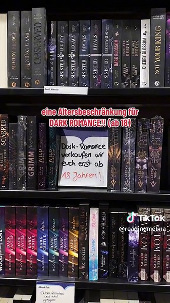 Dunkle Romantik: Altersbeschränkung für Bücher bei Thalia