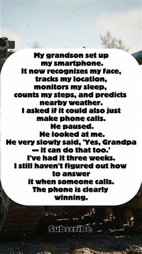 Grandpa vs. The Smartphone #joke #humor