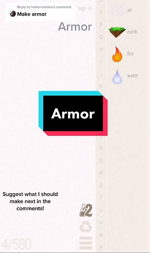 How to Make Armor in Little Alchemy