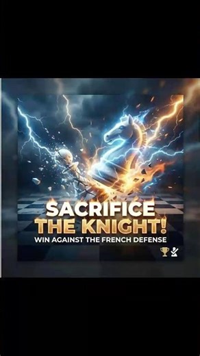 Tal INSANE Knight Sac on Move 9 vs the French Defense with 16-Move Checkmate