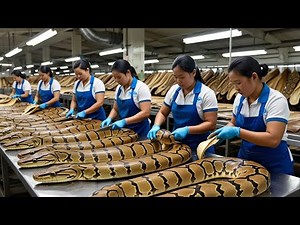 Get Rich with Pythons! How Farmers Make $10 Million with Modern Processing Plants