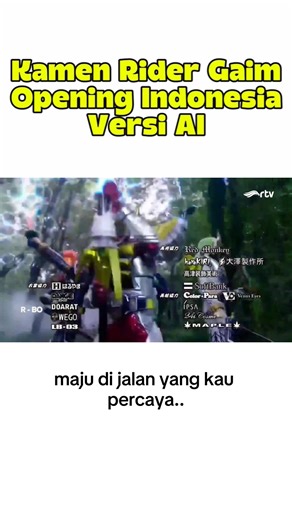 JUST LIVE MORE (TV Ver) from Kamen Rider GAIM, cover Bahasa Indonesia by Suno AI V5. Lirik (Gemini AI 3 Pro) : [Intro] GOT IT, MOVE... WOAH... [Hook] Don't Say No JUST LIVE MORE Don't Say No JUST LIVE MORE [Verse 1] Survival, You got move! Saat ini kita di medan perang Siapa yang 'kan jadi pemenang? Beragam macam kunci kini telah terbuka! [Pre-Chorus] Don't Say No JUST LIVE MORE… (Ada di mana?) Don't Say No JUST LIVE MORE… (Dan bagaimana?) Sang Buah yang...TERLARANG! [Chorus] Kini pun.. Sang ang