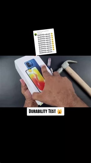 Redmi 12C Durability Test and Unboxing Insights