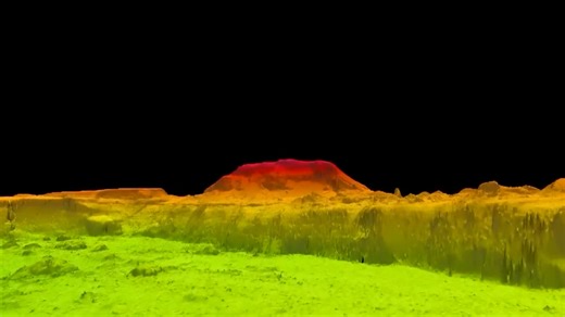 Massive underwater mountain discovered off the QLD coast