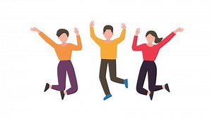 Animated Video Crowd Happy People Group Stock Footage Video (100% Royalty-free) 1106709319 | Shutterstock