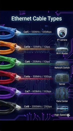Ethernet CABLE TYPES!!!✨✨