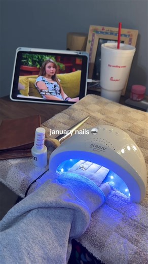 Fossil Ice Nail Art Techniques for January