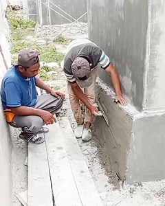 How to plaster foundation of house | Andris Brick Art