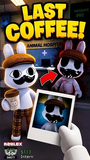 Barney’s LAST Coffee 😭☕ | Roblox Animal Hospital