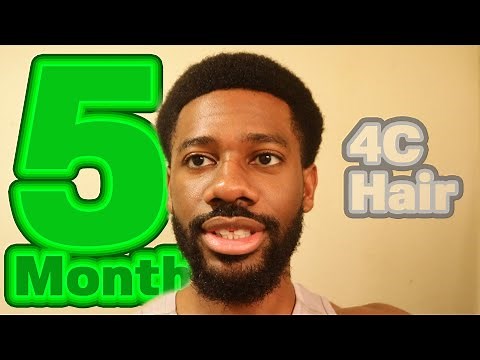 AYO! 5 Month Hair Growth - 4C Men | Secret Black Men Beard Tips