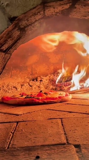 🔥 Reaching temperatures as high as 1000 degrees Fahrenheit, pizza ovens are essential #pizza #oven