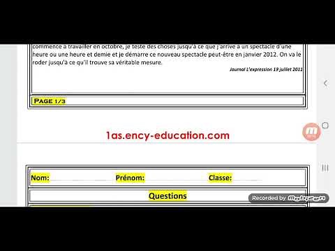 #1as Composition sur l'interview avec un exemple de production ecrite