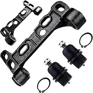 SCITOO 4pcs Front Suspension Kit Lower Control Arm Lower Ball Joint 2002-2009 For Chevy Trailblazer For GMC Envoy