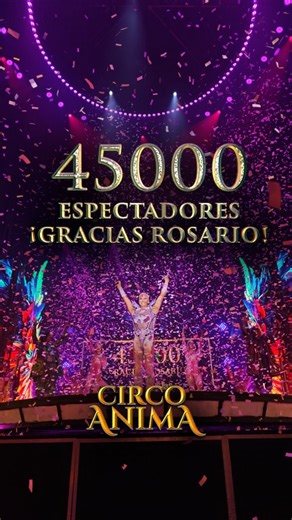 El espectáculo más visto en todo el país 🎪✨ El Circo del Ánima ya sorprendió a 45.000 espectadores en Rosario 🙌🔥 Gracias Rosario, por elegirnos ❤️ Si todavía no viniste, te esperamos enero y febrero 🗓️✨ ¿Ya viste Abre Tus Alas? 🕊️ Contanos qué te pareció 👇💬 | El Circo Del Anima