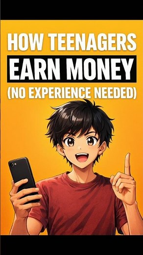 "How teenagers earn money"💵(no experience needed) #shorts #viral