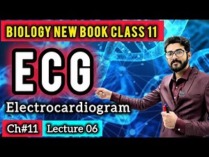 ECG: Electrocardiogram & Electrocardiograph Class 11 | P, QRS & T Waves | Biology New Book