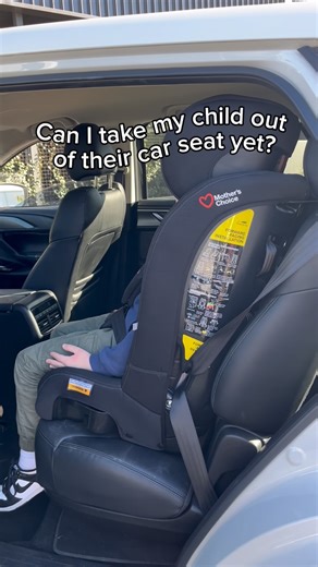 6.1K views · 80 reactions | Can I take my child out of their car seat yet? Try the 5 step test first ✋ It’s the best way to know if your child is ready to move to an adult seatbelt. Fit matters more than age ♥️ #carseatsafety | Mother's Choice | Facebook