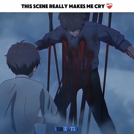 This anime moment is too emotional #HelloWorld #EmotionalAnime